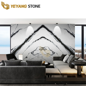 Panda White Inspiration Quartz Countertop Wholesale A5083 Factory